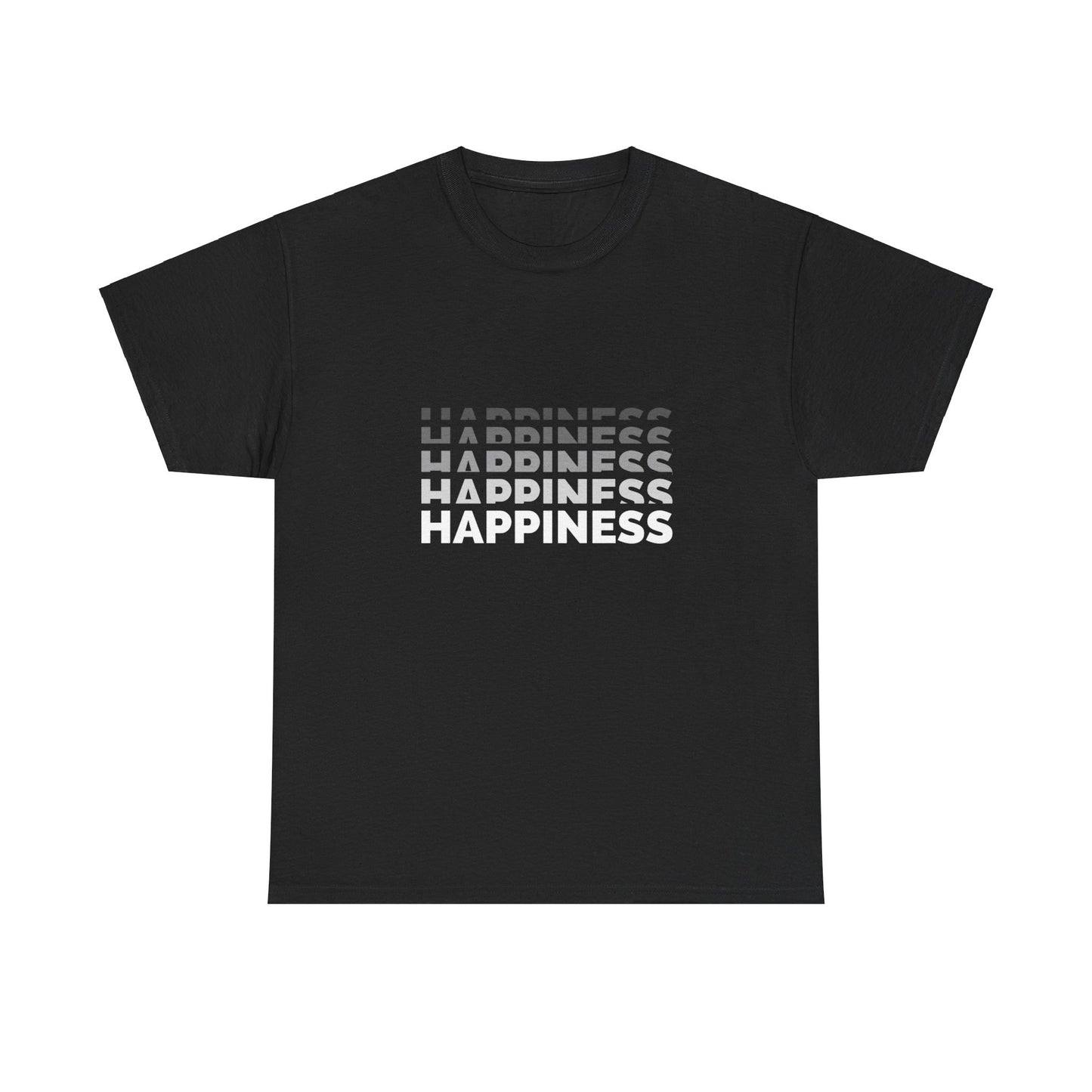 Happiness Unisex Heavy Cotton Tee - Positive Vibes T-Shirt