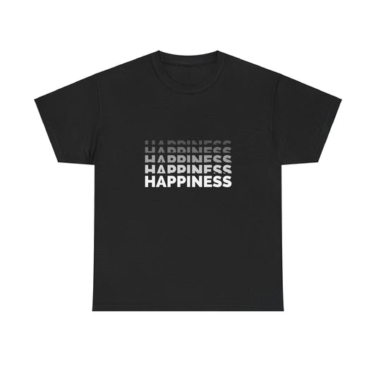 Happiness Unisex Heavy Cotton Tee - Positive Vibes T-Shirt