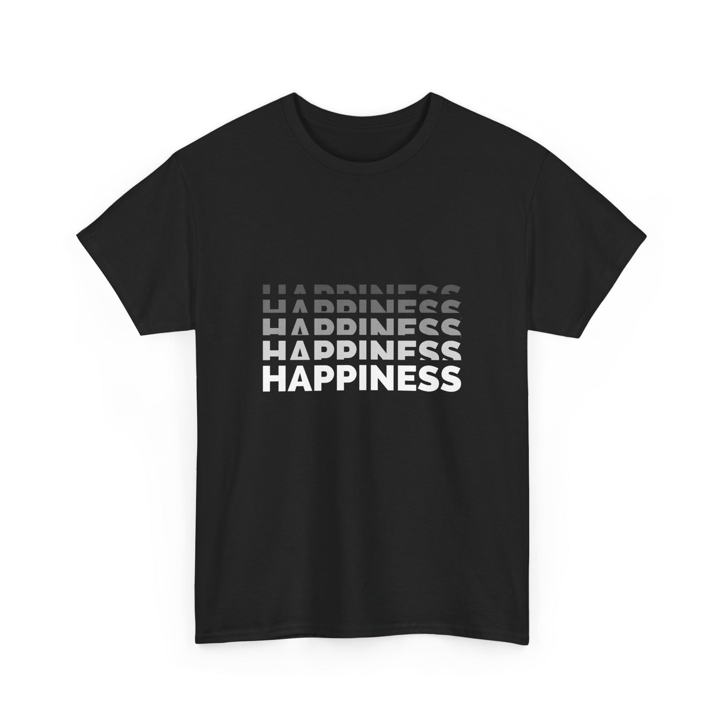 Happiness Unisex Heavy Cotton Tee - Positive Vibes T-Shirt