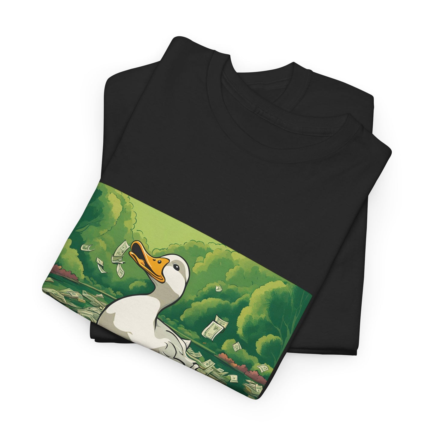 Funny Money Duck Unisex Heavy Cotton Tee