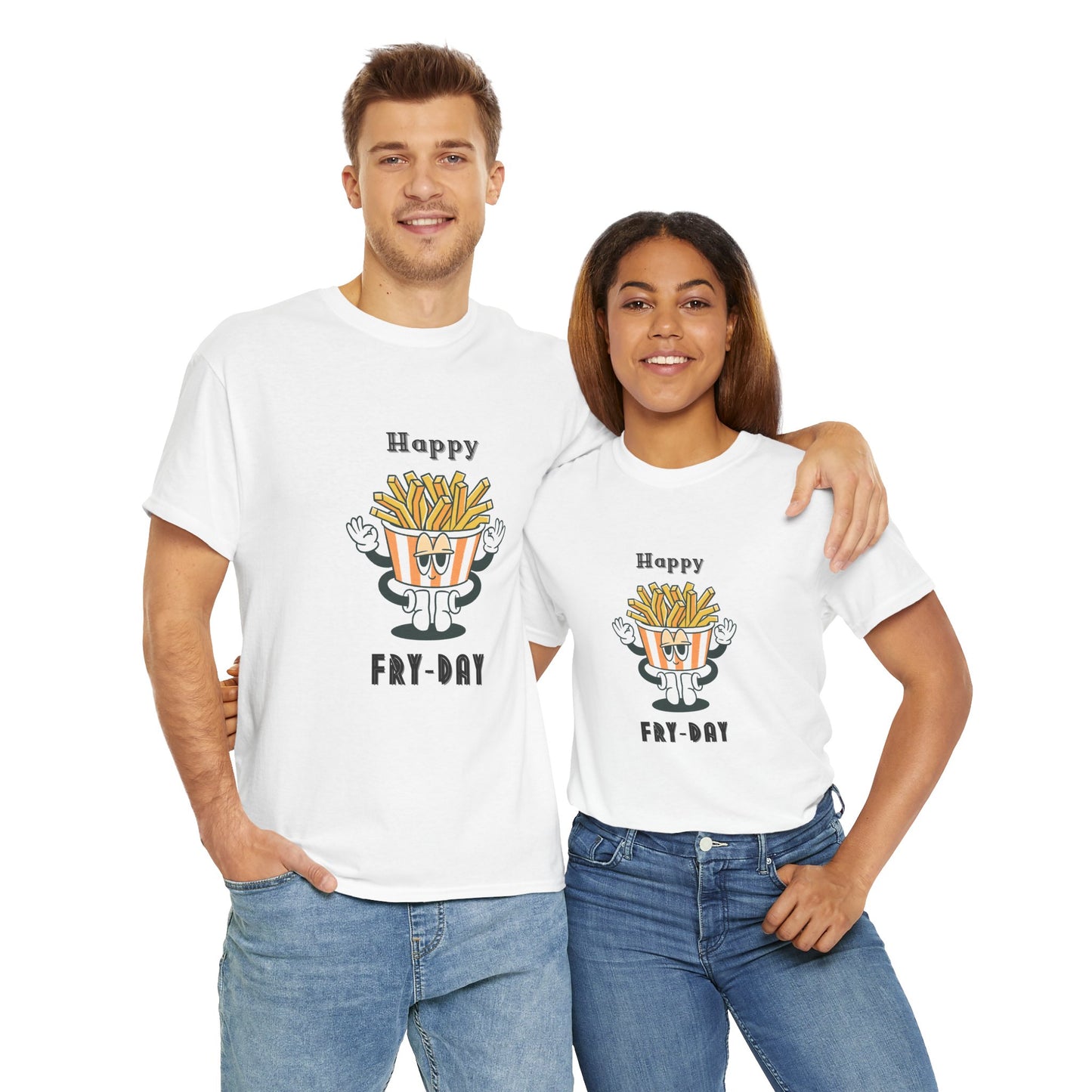 T-Shirt - Happy Fry-day Graphic Tee