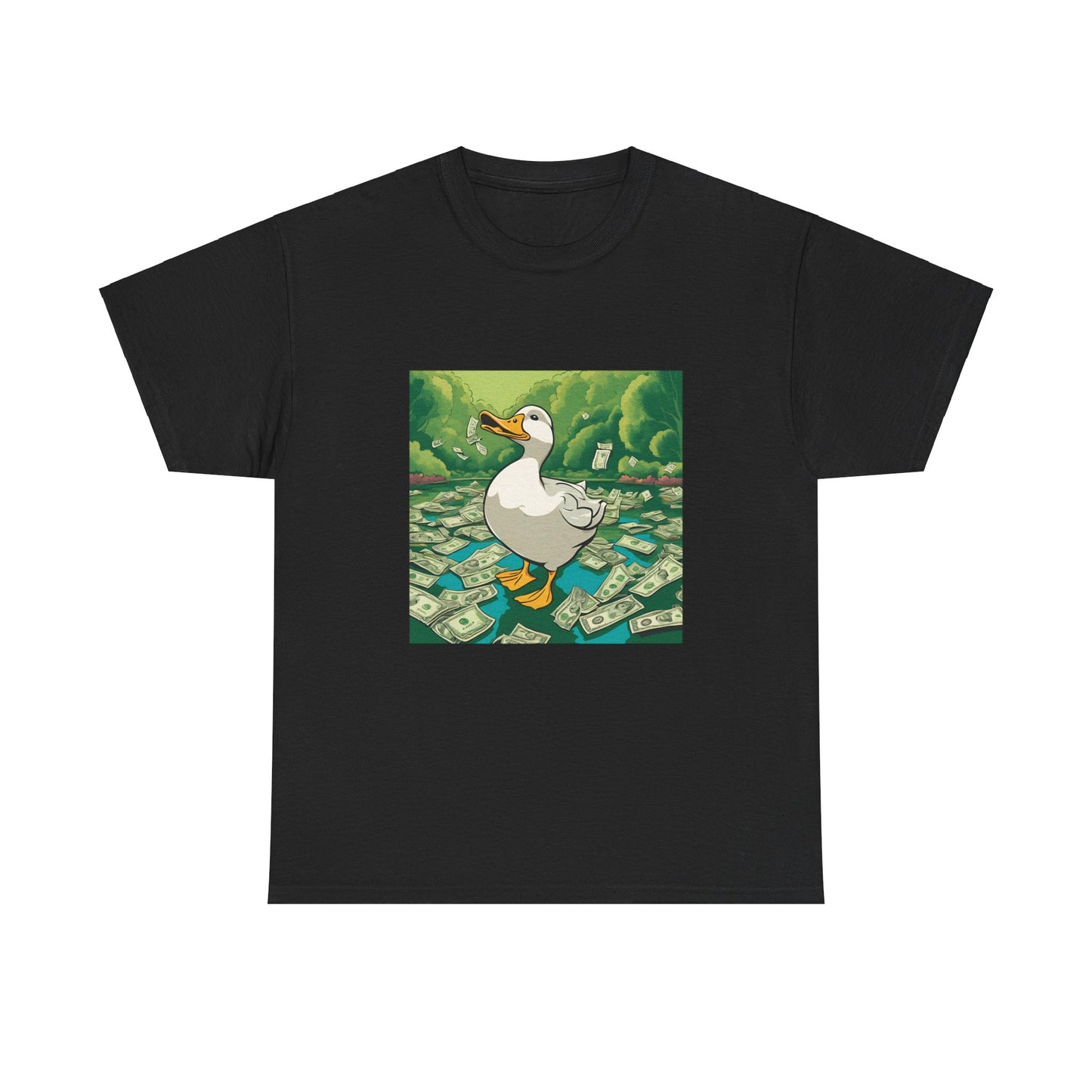 Funny Money Duck Unisex Heavy Cotton Tee