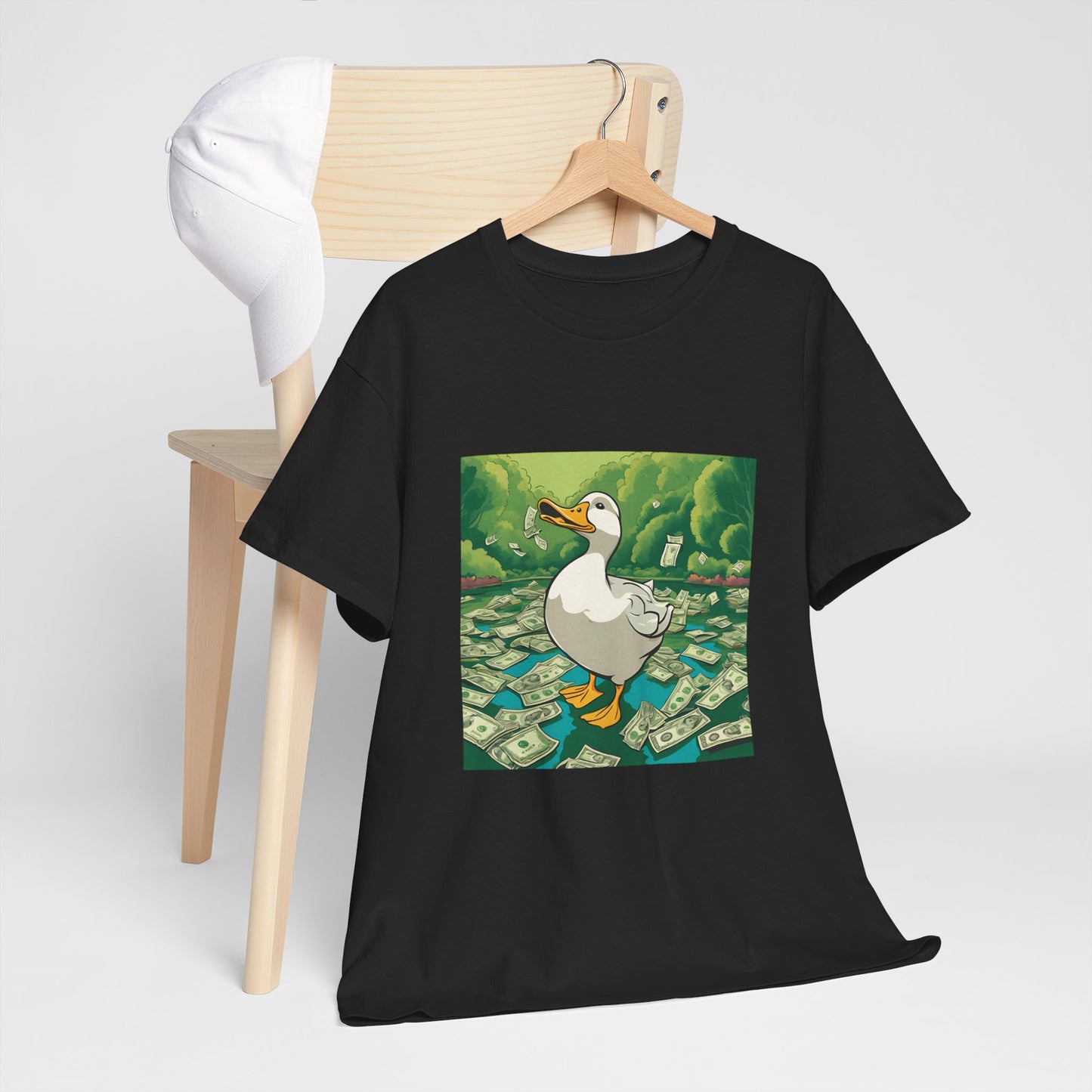 Funny Money Duck Unisex Heavy Cotton Tee