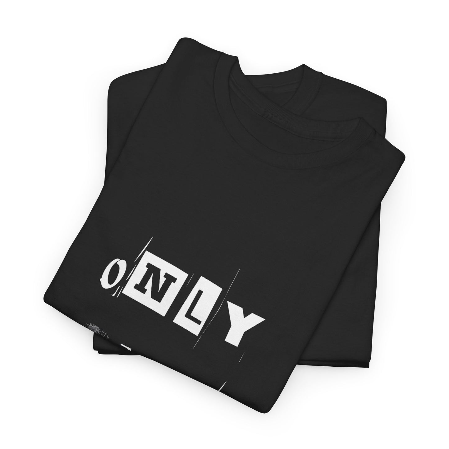 Only Human Unisex Heavy Cotton Tee - Casual Graphic T-Shirt