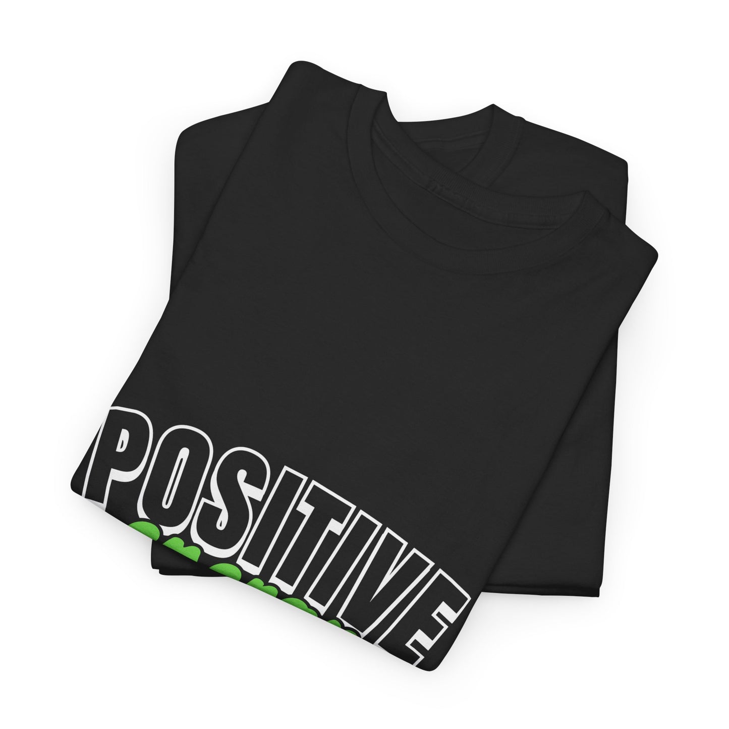 Positive Energy Unisex Heavy Cotton Tee - Motivational Graphic T-Shirt